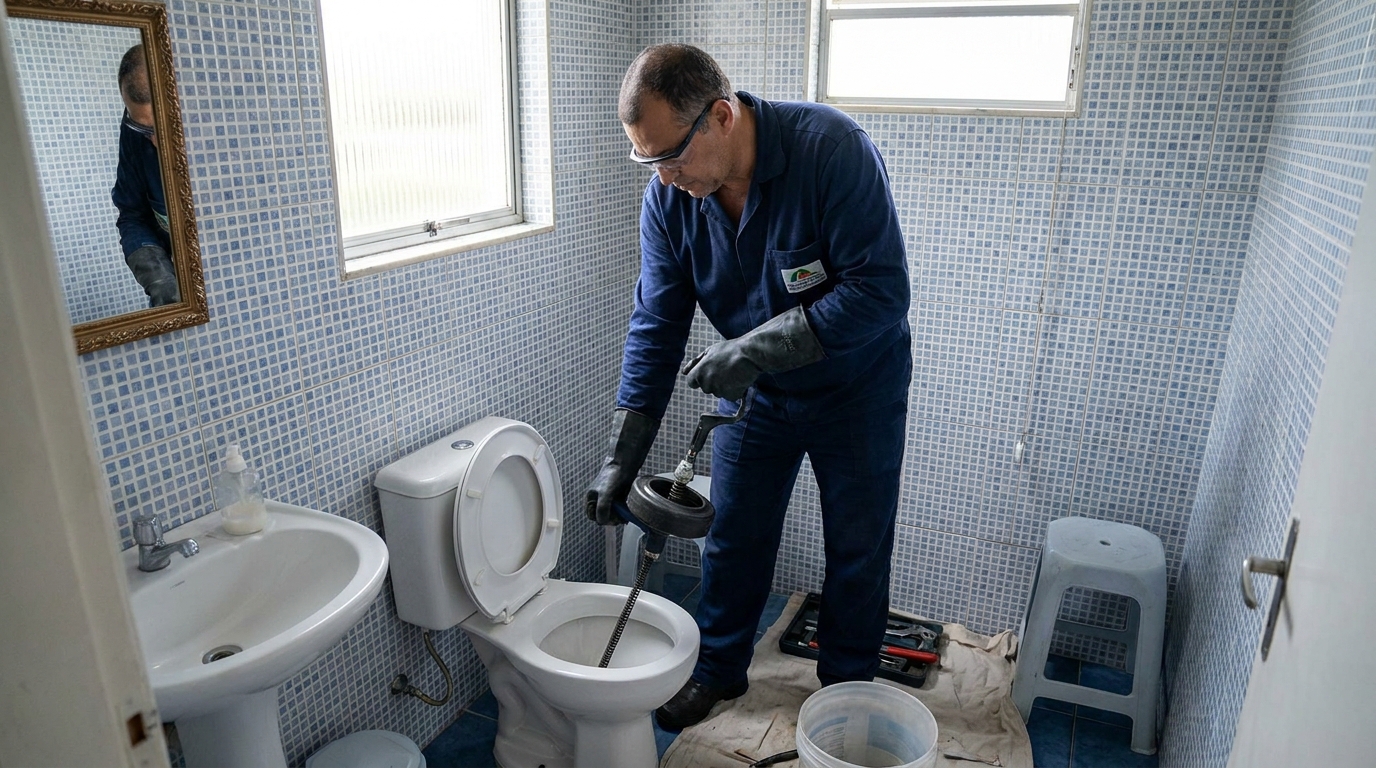 Desentupimento de vaso profissional em Cavaleiro, Jaboatão dos Guararapes‑PE